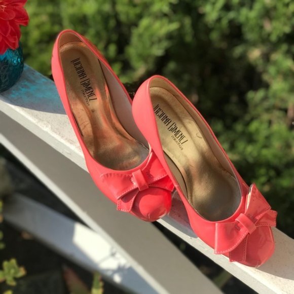 Luciana Gimenez Square toe Red Bottom Platforms - Picture 2 of 8